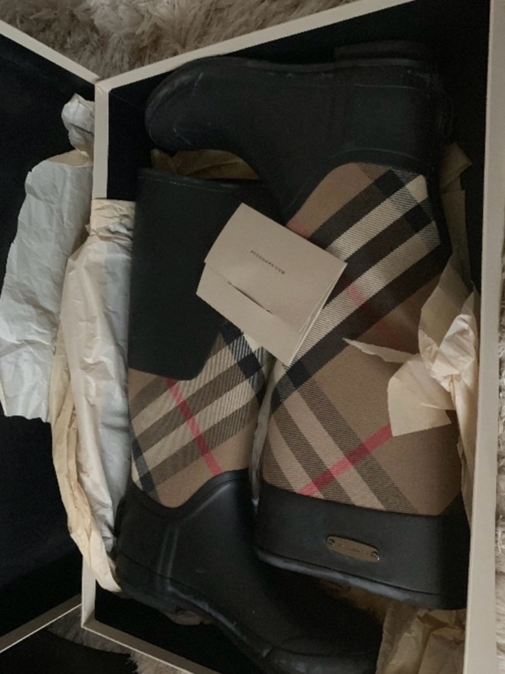 Authentic Burberry Rain boots EU 39